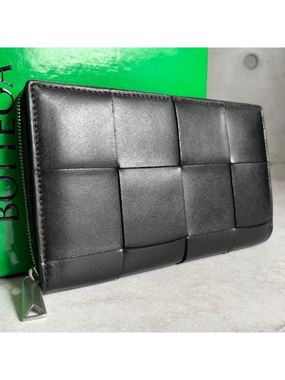 Bottega Veneta Cassette Zip Around Wallet